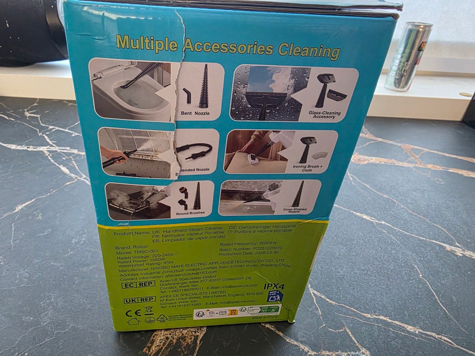 Rolipo Handheld Stoomreiniger - Nieuw in doos, Ophalen of Verzenden