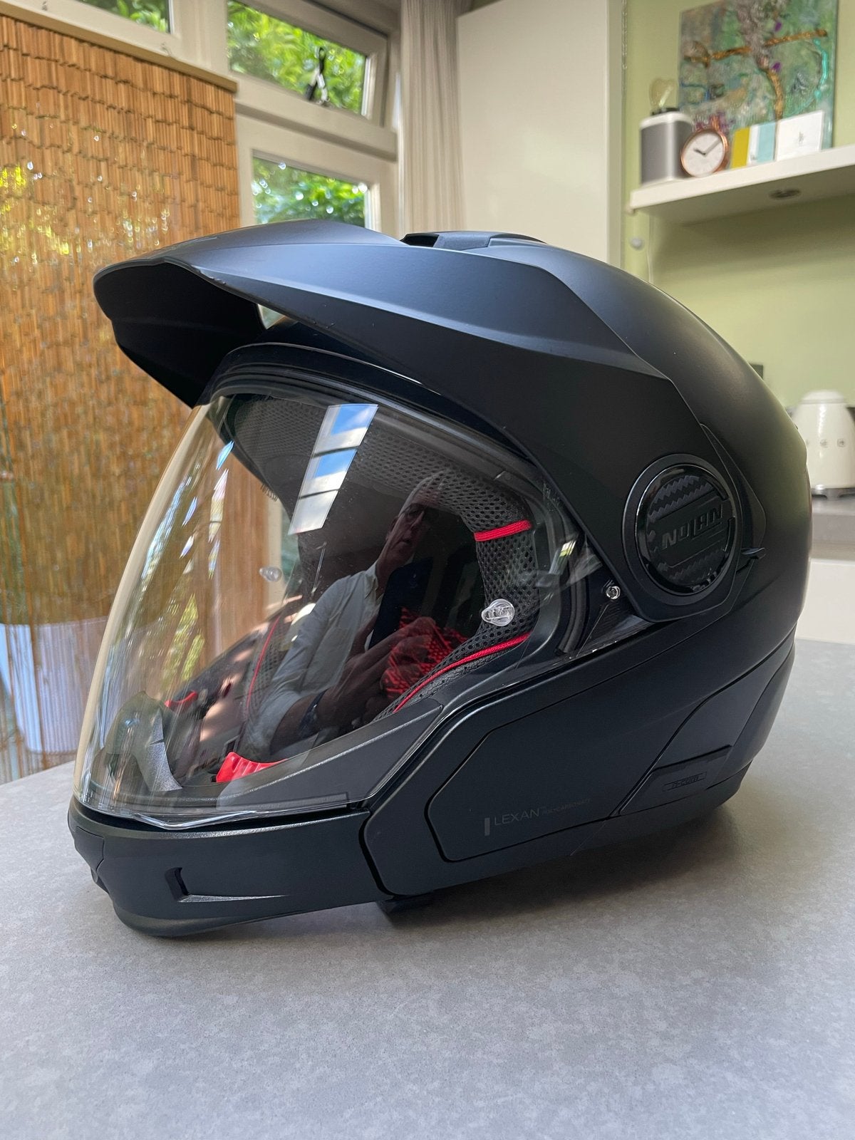 Nolan N40-5 GT Classic N-Com Flat Black 010 XXL, Ophalen, Systeemhelm, Nolan, XXL