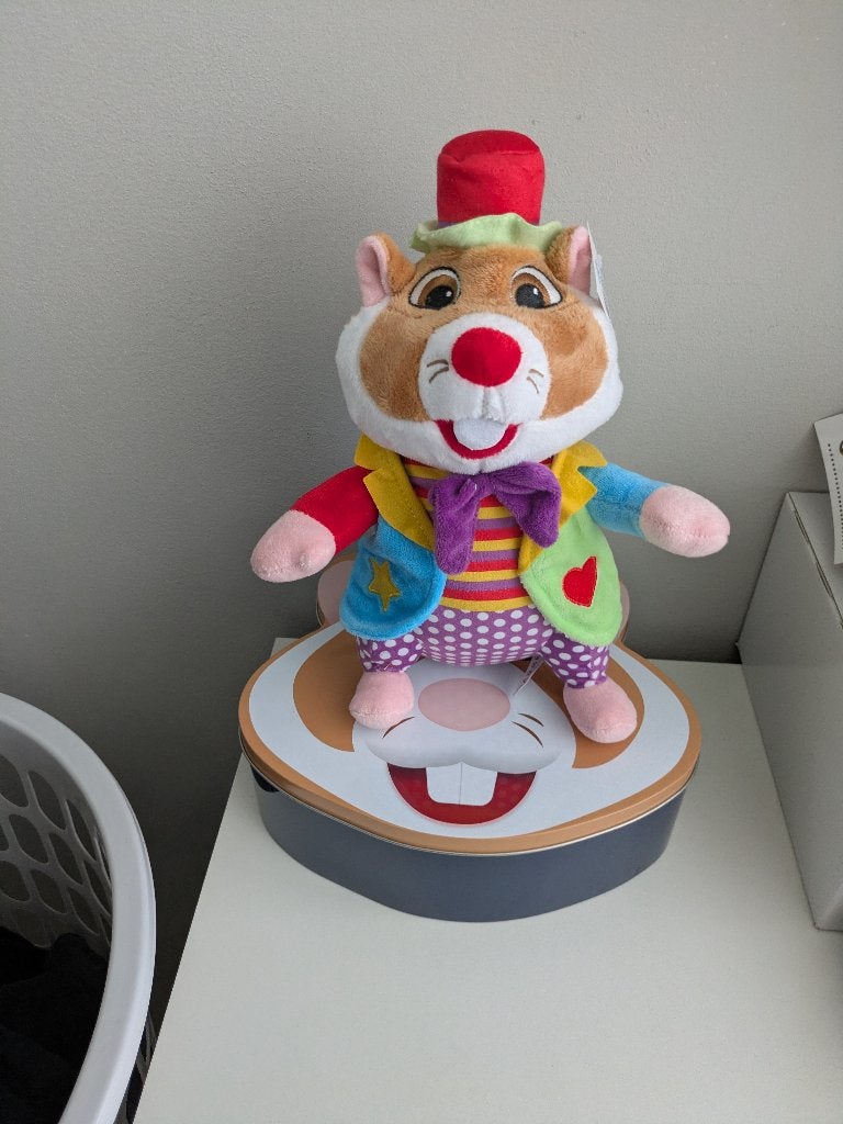 Knuffer hamster met bijbehorende hamster blik, Ophalen, Nieuw, Overige typen
