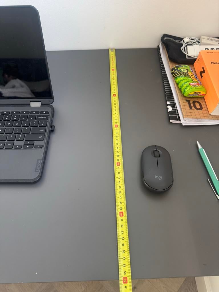 Ikea tafel, Ophalen of Verzenden, Zo goed als nieuw, IKEA, Grijs