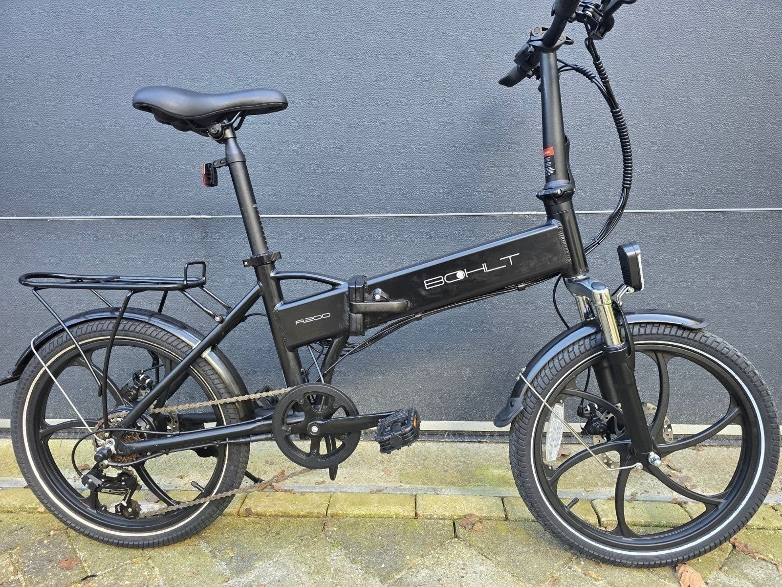 2x elektrishe vouwfietsen Bohlt 6 versnellingen, Ophalen, Zo goed als nieuw, Totaal opvouwbaar, Versnellingen