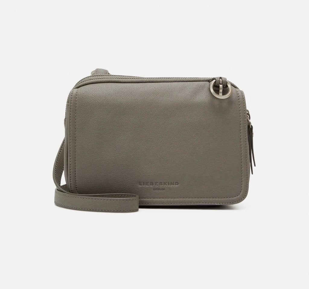 NIEUW: Liebeskind crossbody tas Mareike Honey grey, Ophalen of Verzenden, Nieuw, Grijs, Leer