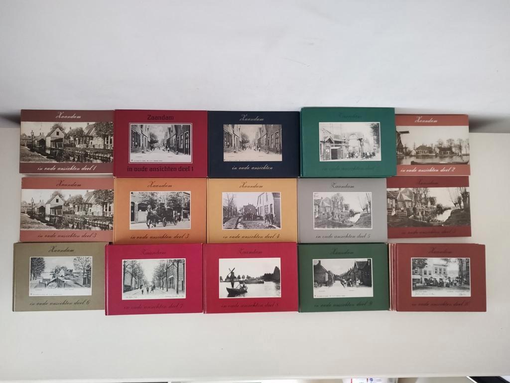 Zaandam in oude ansichten deel 1 t/10 diverse drukken 6 p/st, Ophalen of Verzenden, 20e eeuw of later, Gelezen, Hottentot / Korf / van Sante