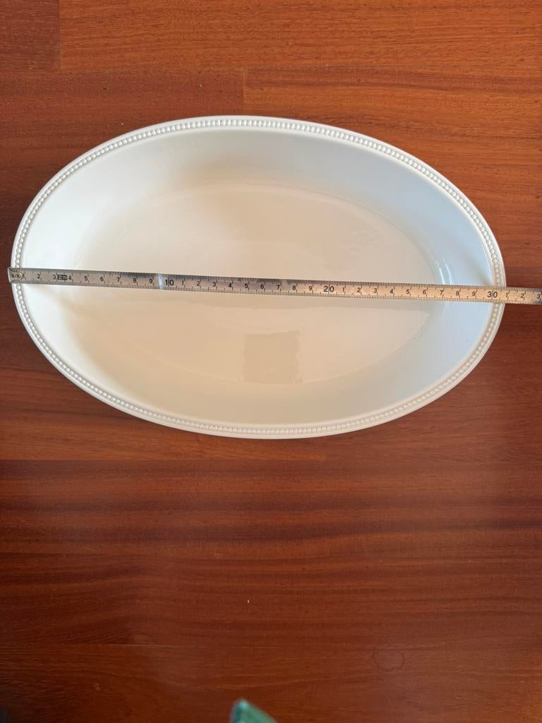 Wedgwood Windsor ovalen schaal, Minder dan 50 cm, Ophalen of Verzenden, Zo goed als nieuw, Minder dan 100 cm