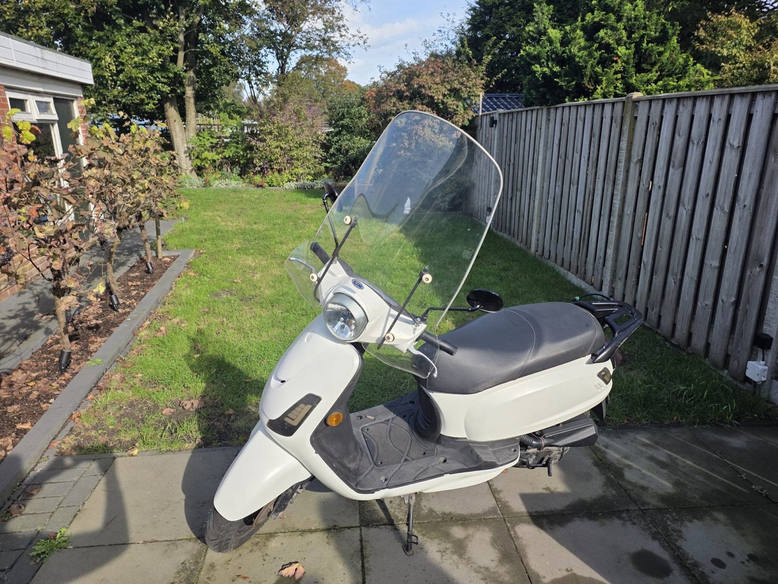 Sym Fiddle 2 scooter met geel kenteken, Ophalen, Gebruikt, Maximaal 45 km/u, Benzine