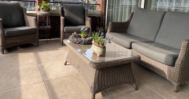 4 Seasons Outdoor 4SO Brighton loungeset, Ophalen, 5 zitplaatsen, Zo goed als nieuw, Loungeset