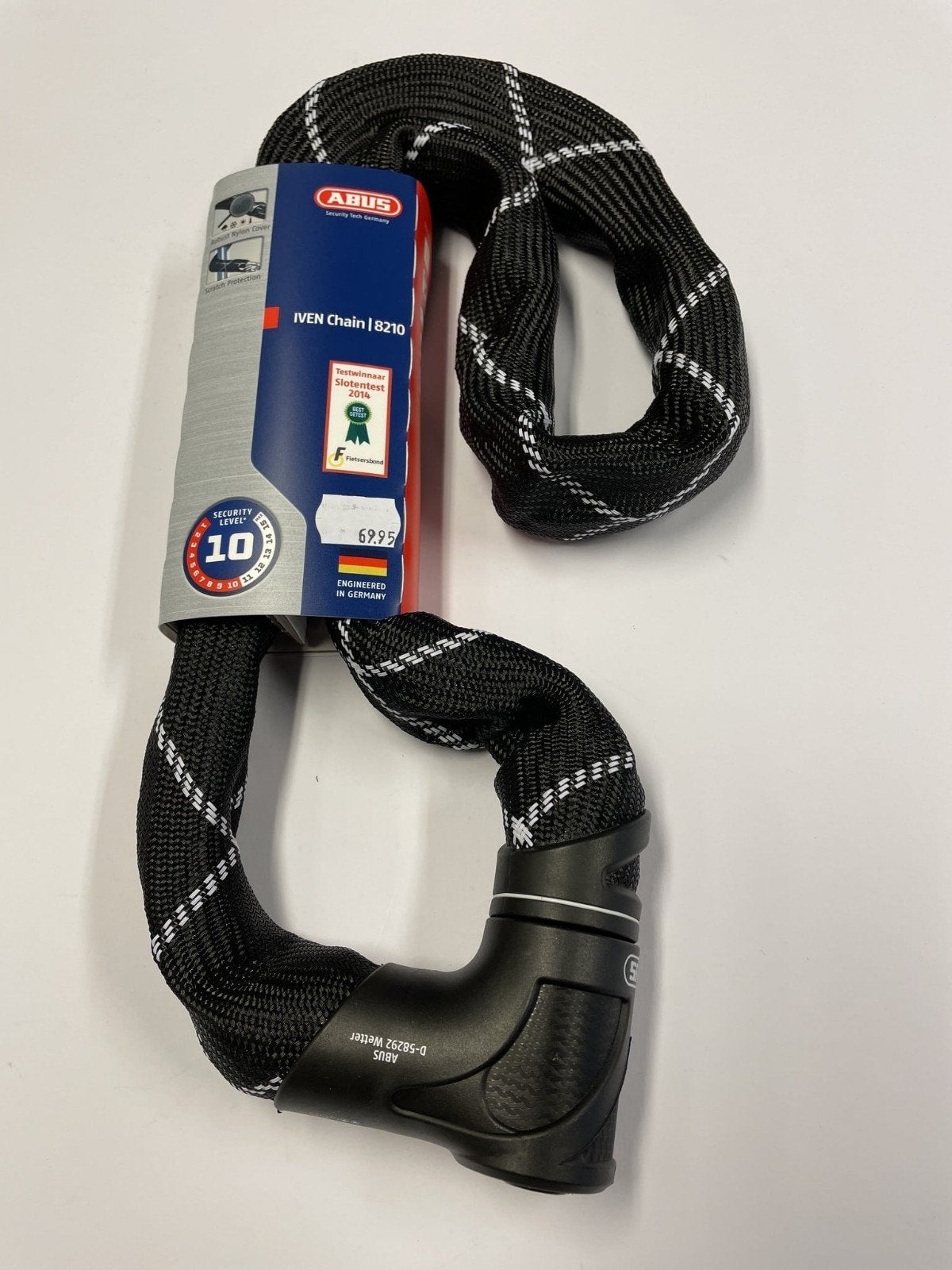 Abus IVEN Chain 8210 ART 2 85cm NIEUW, Ophalen of Verzenden, Nieuw, Kettingslot