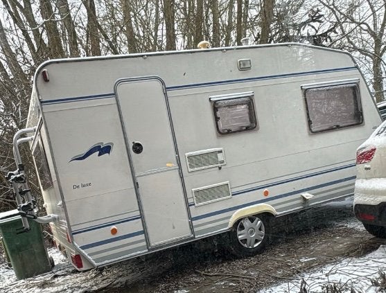 Vimara De Luxe 440 CS caravan - voortent+luifel - fietsenrek, Overige merken, 2 aparte bedden, Bedrijf, Treinzit