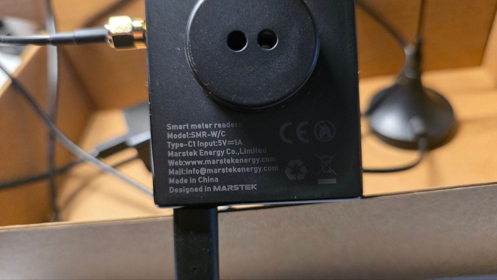 Marstek SMR-W/C Slimme Meter Lezer met Antenne, Ophalen of Verzenden, Zo goed als nieuw