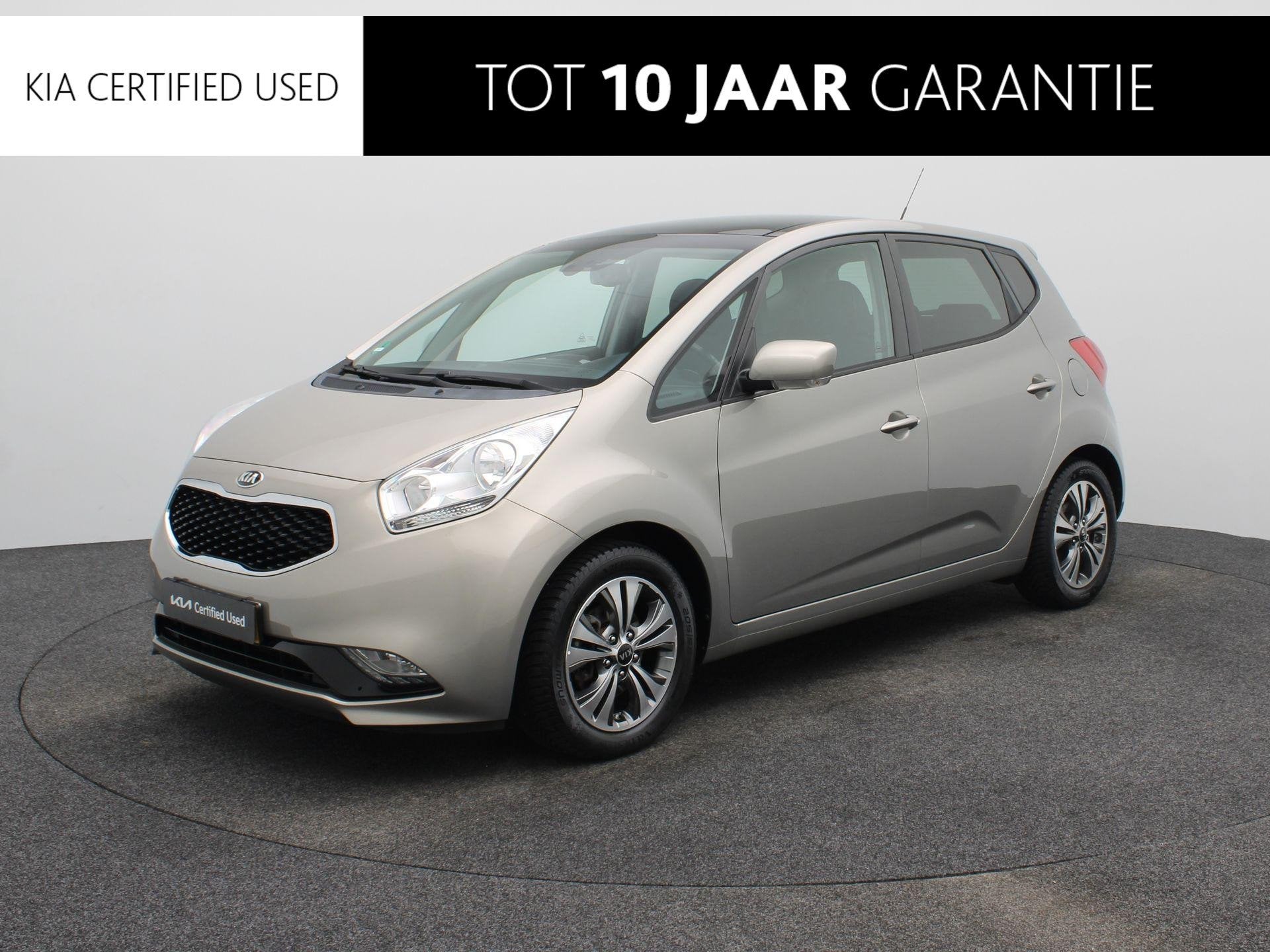 Kia Venga 1.4 CVVT ExecutiveLine | Clima | Trekhaak | Navi |, Stof, Gebruikt, 4 cilinders, 1153 kg