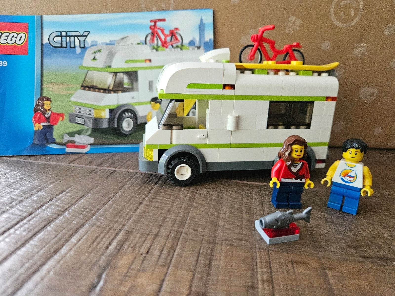 Lego City Campervan 7639 met instructieboekje, Ophalen of Verzenden, Gebruikt, Overige merken