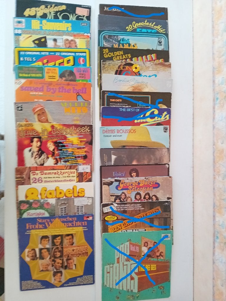 Elpee's 70 tiger  jaren, Inclusief binnenhoes, Ophalen, Gebruikt, Overige formaten