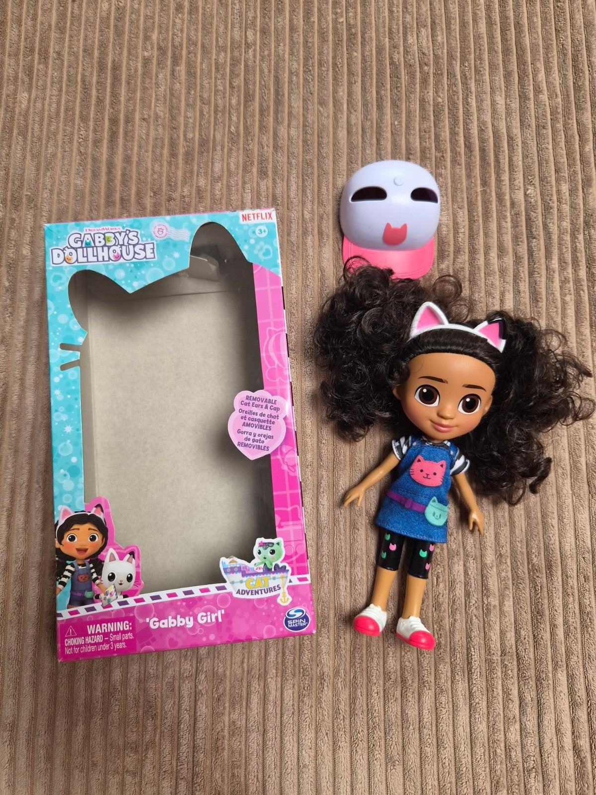 Gabby's Poppenhuis Gabby Girl Pop met Kattenoortjes, Kinderen en Baby's, Speelgoed | Poppen, Ophalen of Verzenden, Gebruikt, Overige typen