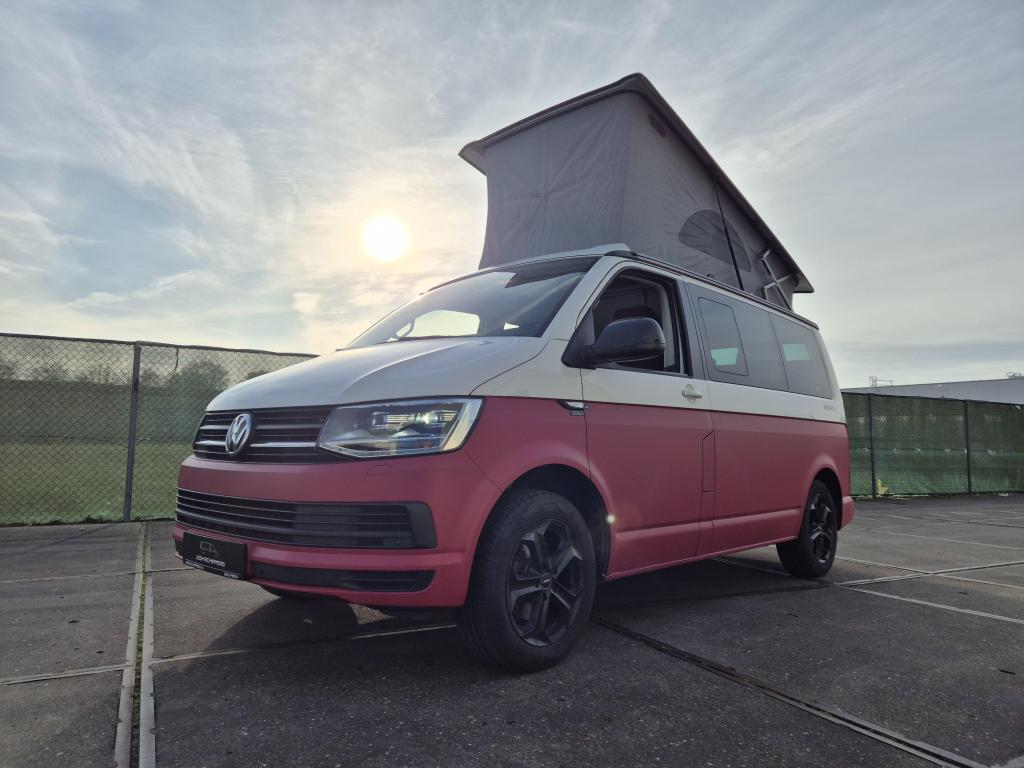 Volkswagen Vw California Beach 2018 Hefdak camper 150pk DSG, Caravans en Kamperen, Automaat, Buscamper of Camperbus, Volkswagen