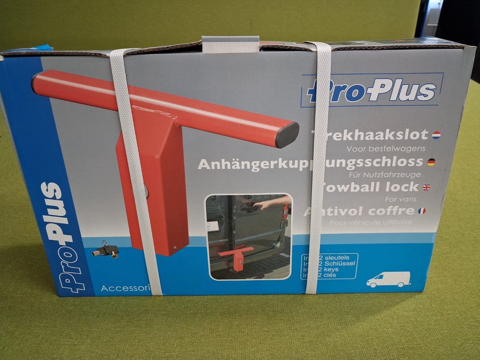 2x extra slot voertuigbeveiliging trekhaak & schuifdeur, Ophalen of Verzenden, Nieuw