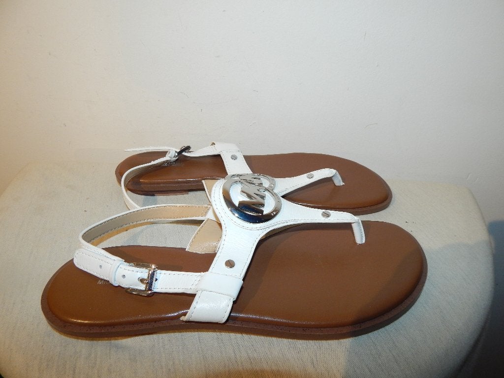 Michael Kors nieuwe sandalen wit met zilver hardware 41, Kleding | Dames, Michael Kors, Verzenden, Wit, Nieuw
