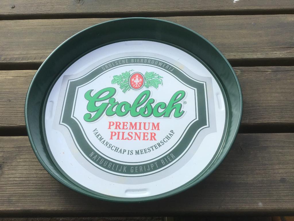 2 dienbladen Grolsch bier, Ophalen of Verzenden, Grolsch