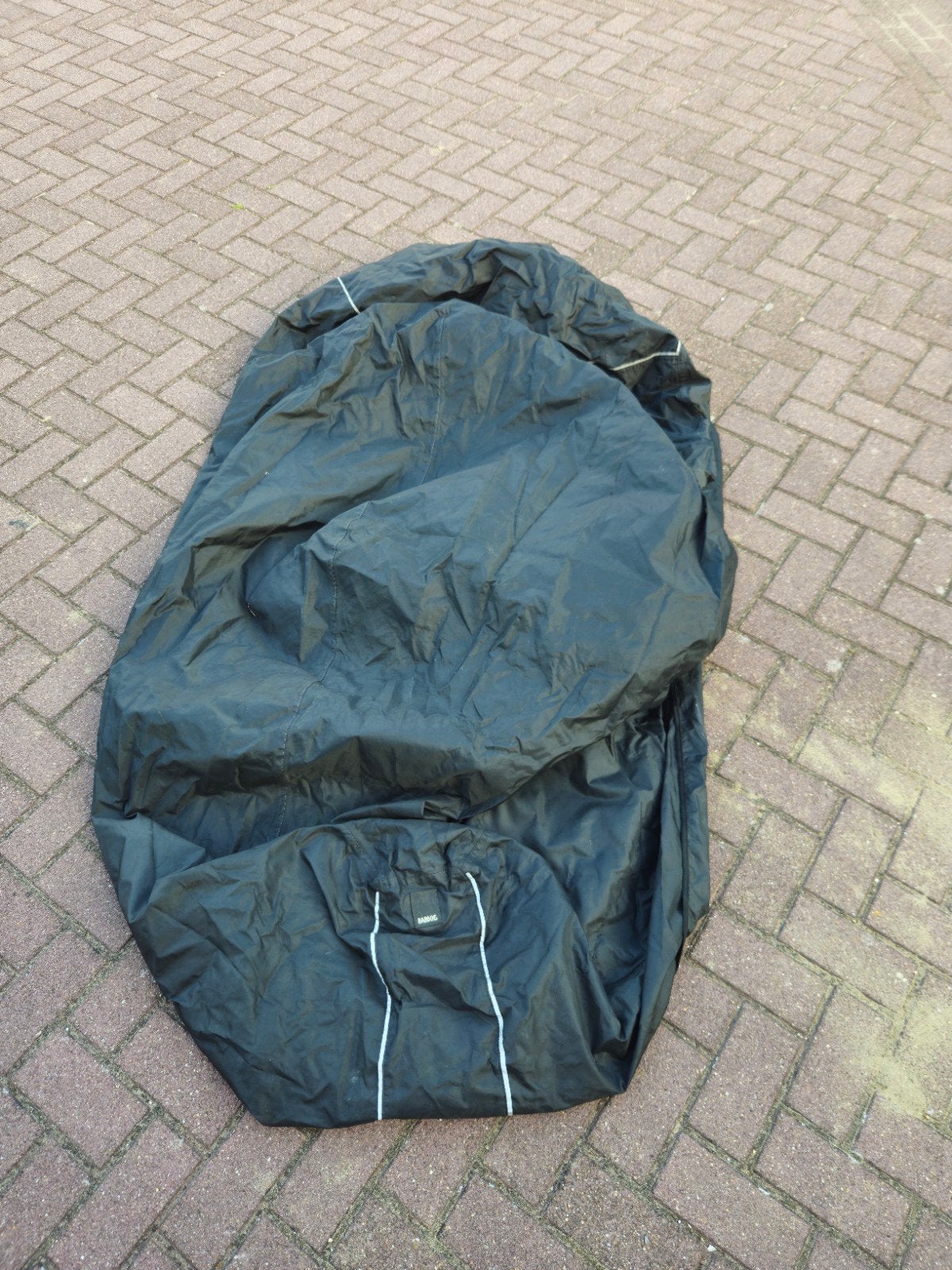 Regenhoes Babboe bakfiets, Ophalen, Gebruikt