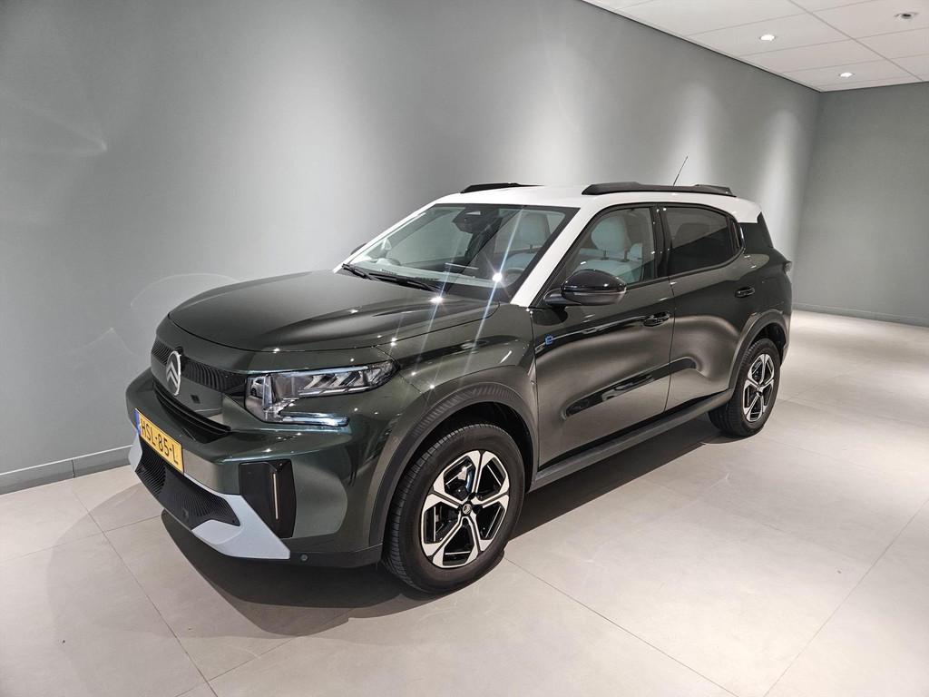 Citroen E-C3 Aircross EV 44kWh 113pk Max Navi/ Clima/ Cruise, 12 maanden, Stof, Gebruikt, Zwart