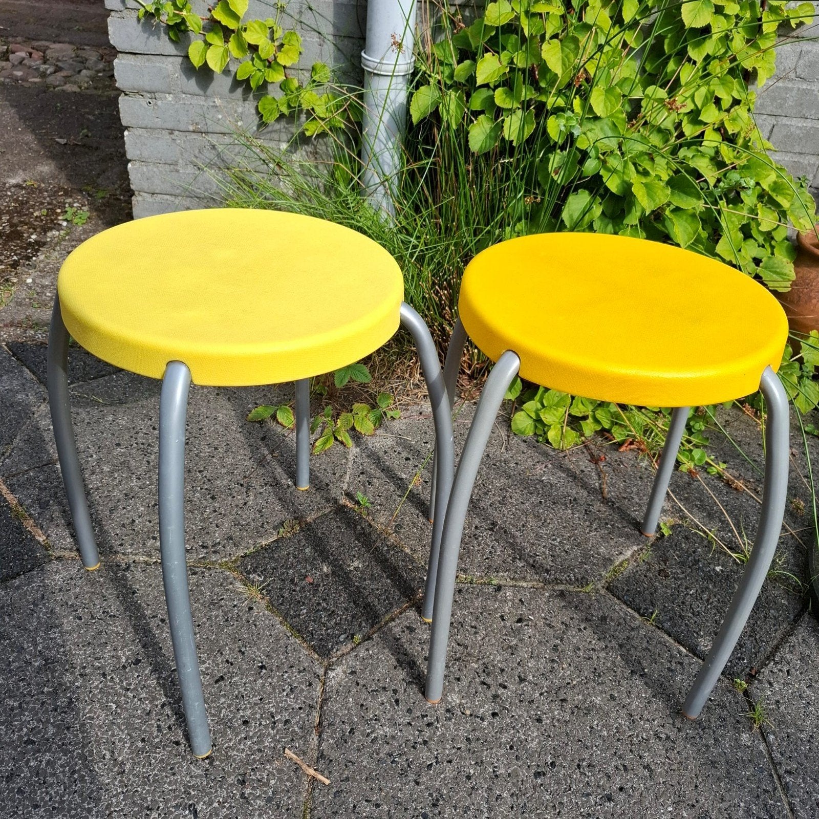2x IKEA Mammut krukjes geel - kinderkrukken, Ophalen, Gebruikt, Twee, Overige kleuren