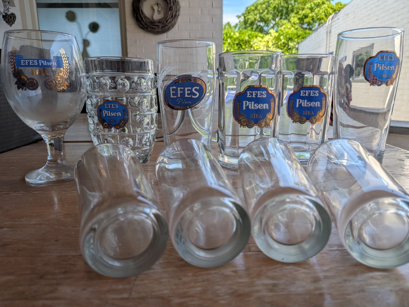 Efes Pilsen Bierglazen Collectie - Diverse Modellen, Ophalen of Verzenden
