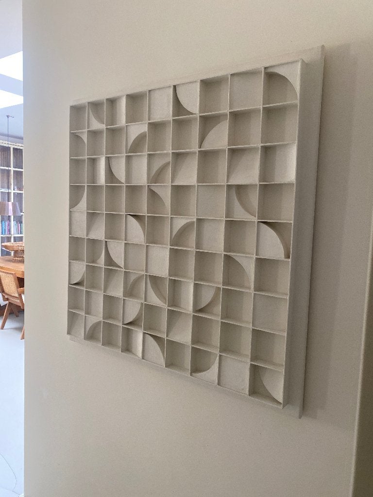 Modern kunstwerk, schilderij, Ophalen, Abstract, Hout, 3D-effect