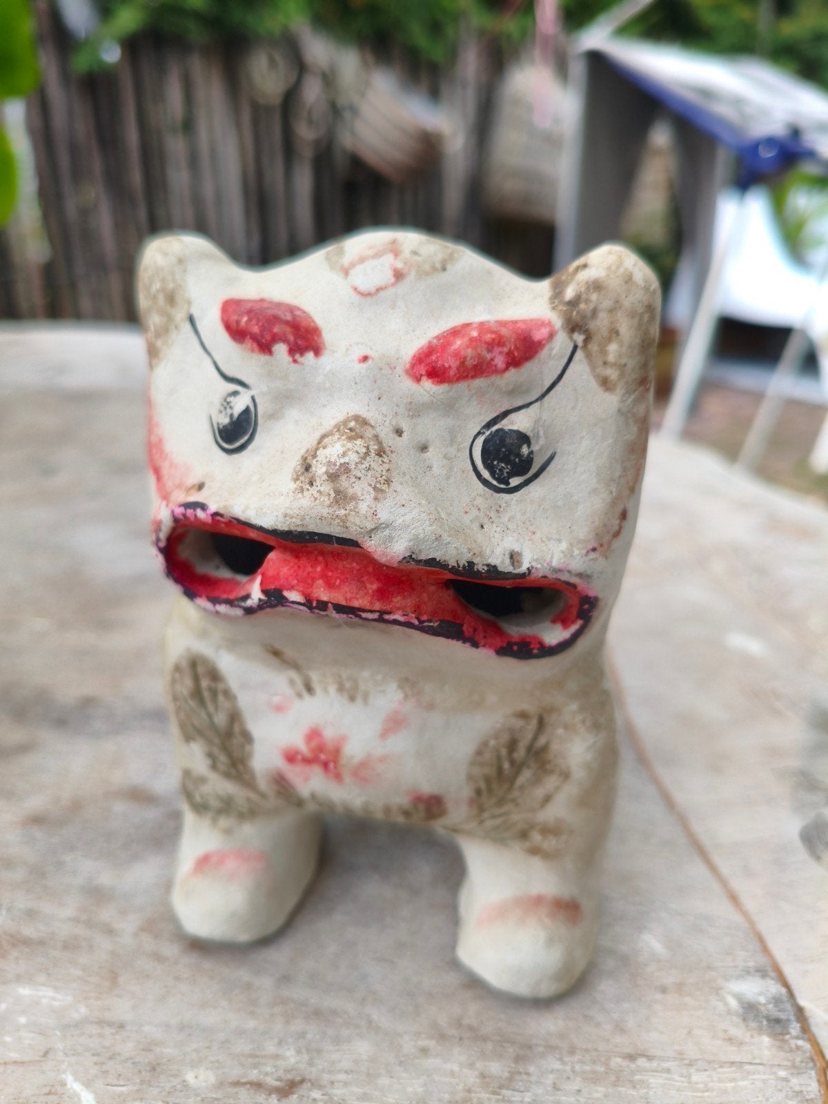 Vintage Japanse Shisa Leeuw Hondenbeeldje, Ophalen of Verzenden