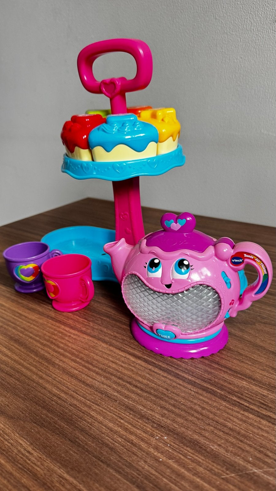 VTech tante jet theeset, Ophalen, Zo goed als nieuw, Overige typen, Met licht