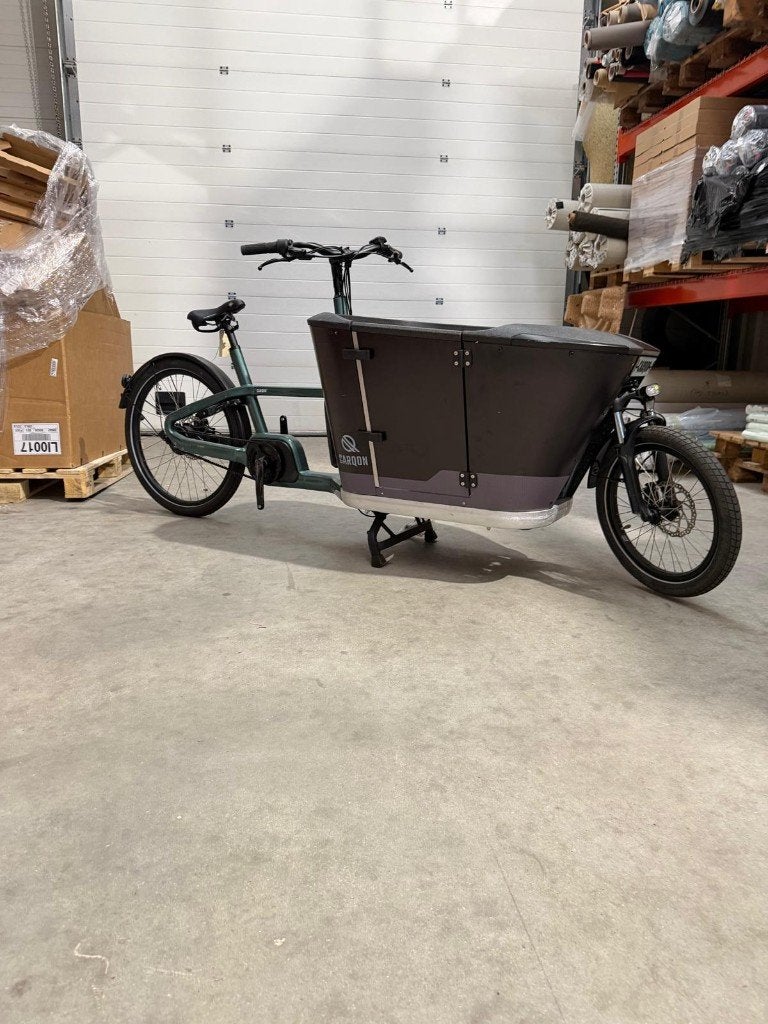 Carqon Classic elektrische bakfiets – 0 km – Bosch, Overige merken, Elektrisch, Ophalen of Verzenden, Zo goed als nieuw