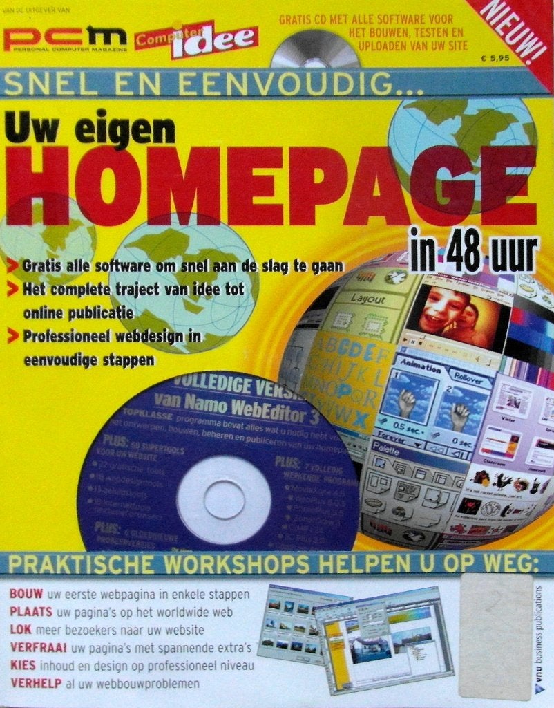 Snel en eenvoudig uw eigen Homepage in 48 uur, Ophalen of Verzenden, Zo goed als nieuw, Internet of Webdesign