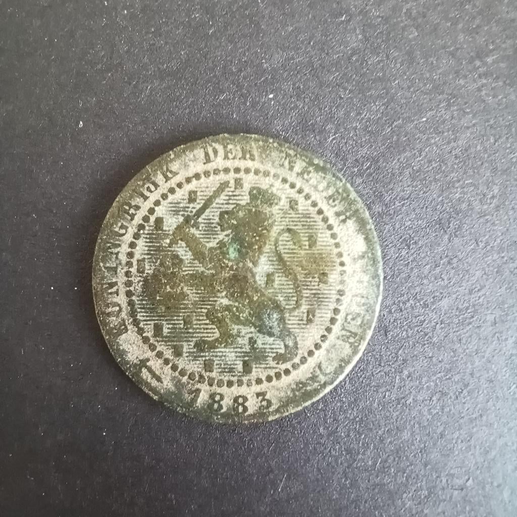 1 cent 1883 Willem III, Postzegels en Munten, Munten | Nederland, Ophalen of Verzenden, Koning Willem III, 1 cent, Losse munt