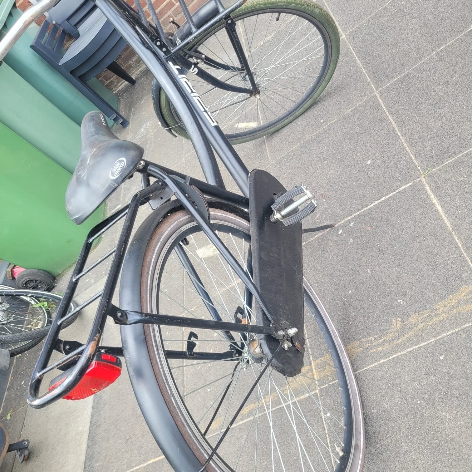 Spirit damesfiets met voordrager - in goede staat, Fietsen en Brommers, Fietsen | Dames | Damesfietsen, Terugtraprem, Ophalen