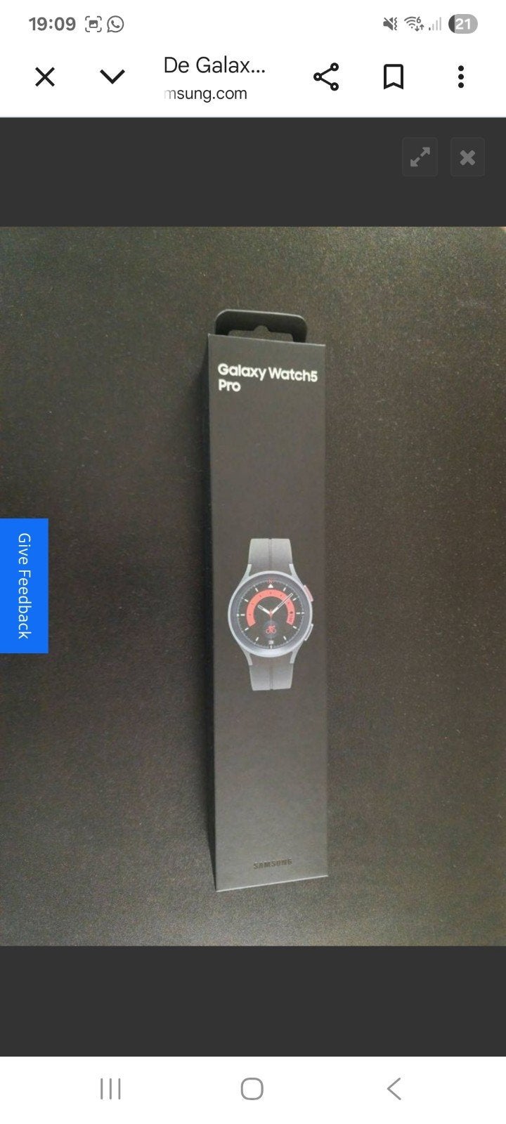 in nieuw staat samsung watch pro 5, Ophalen of Verzenden, Zo goed als nieuw, Zwart, Android