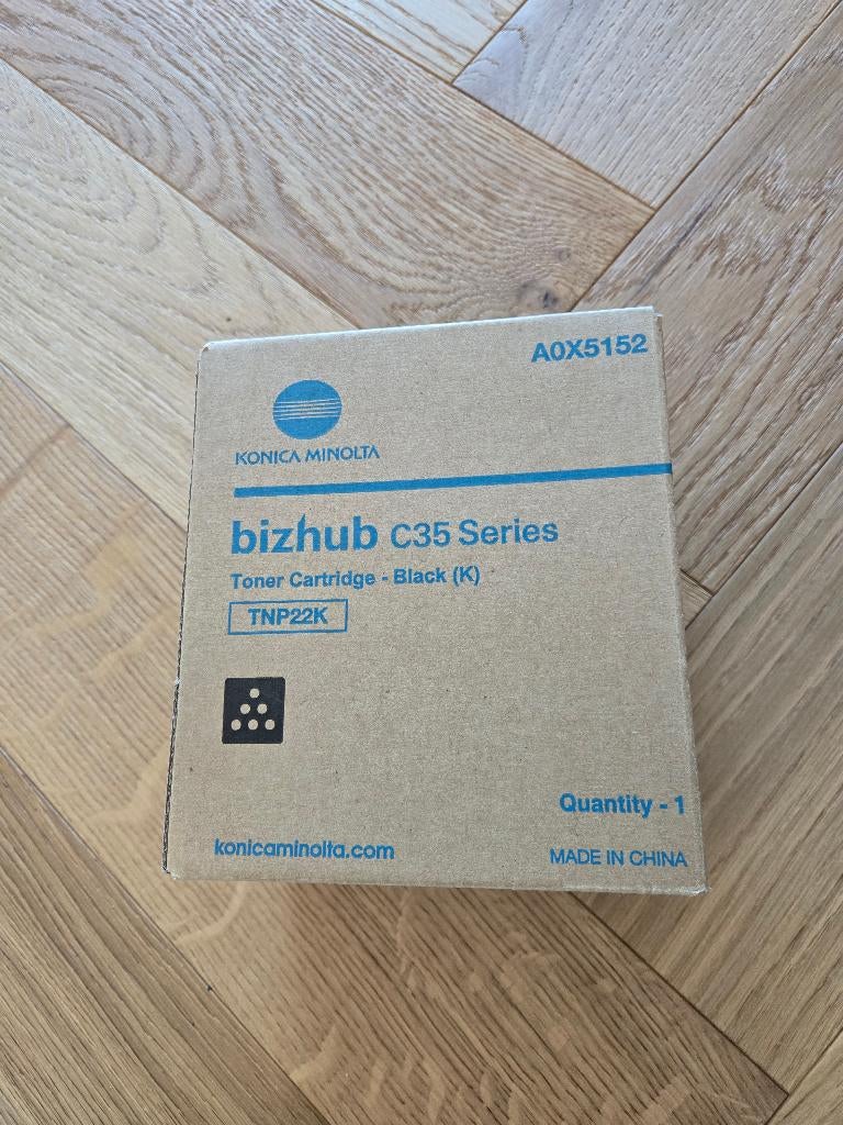 Konica Minolta C35 toner zwart/Black (K) (origineel), Ophalen of Verzenden, Nieuw, Toner, Konica Minolta