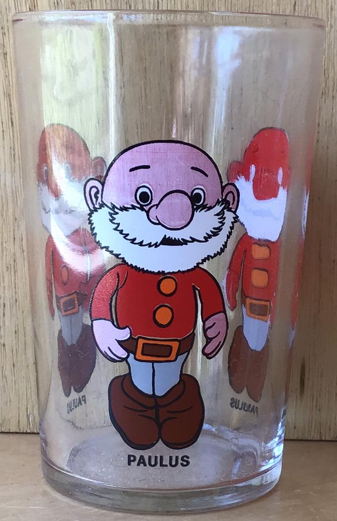 Vintage glas Paulus de boskabouter - Jean Dulieu - ZGAN, Ophalen of Verzenden, Zo goed als nieuw, Frisdrankglas
