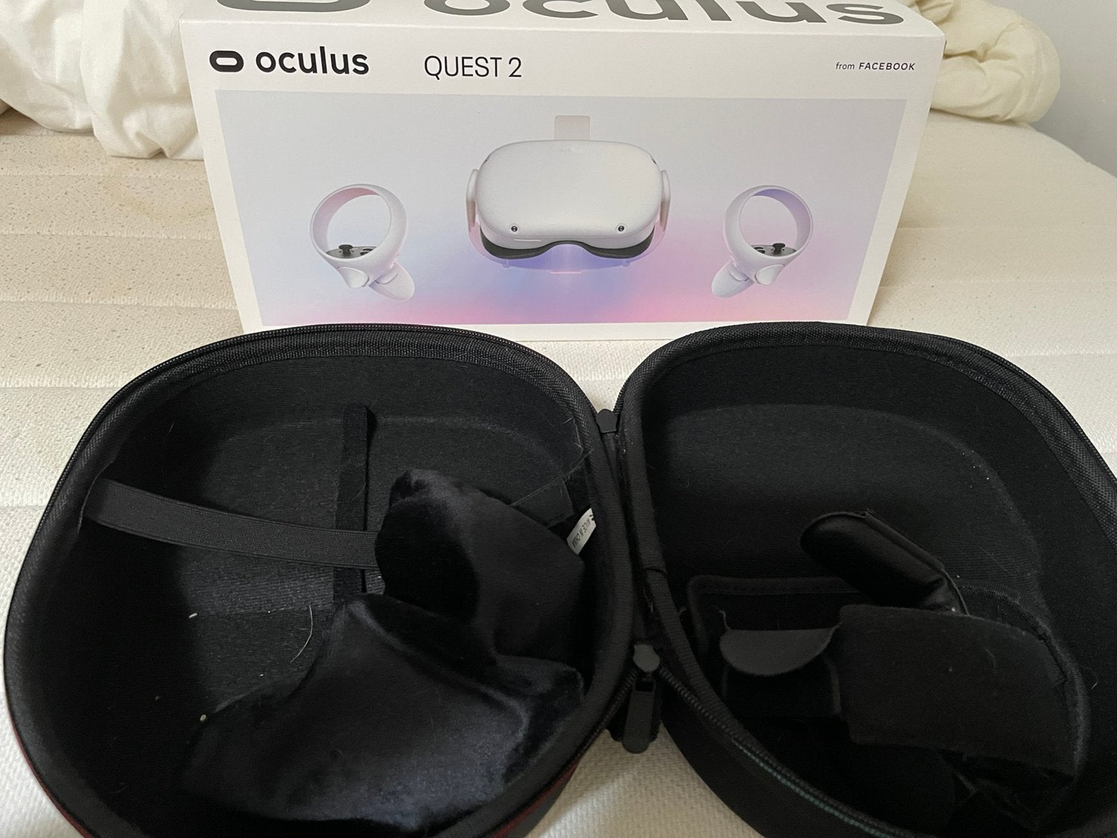 VR bril Oculus Quest 2, Spelcomputers en Games, Virtual Reality, Ophalen, Zo goed als nieuw, VR-bril, Overige platformen