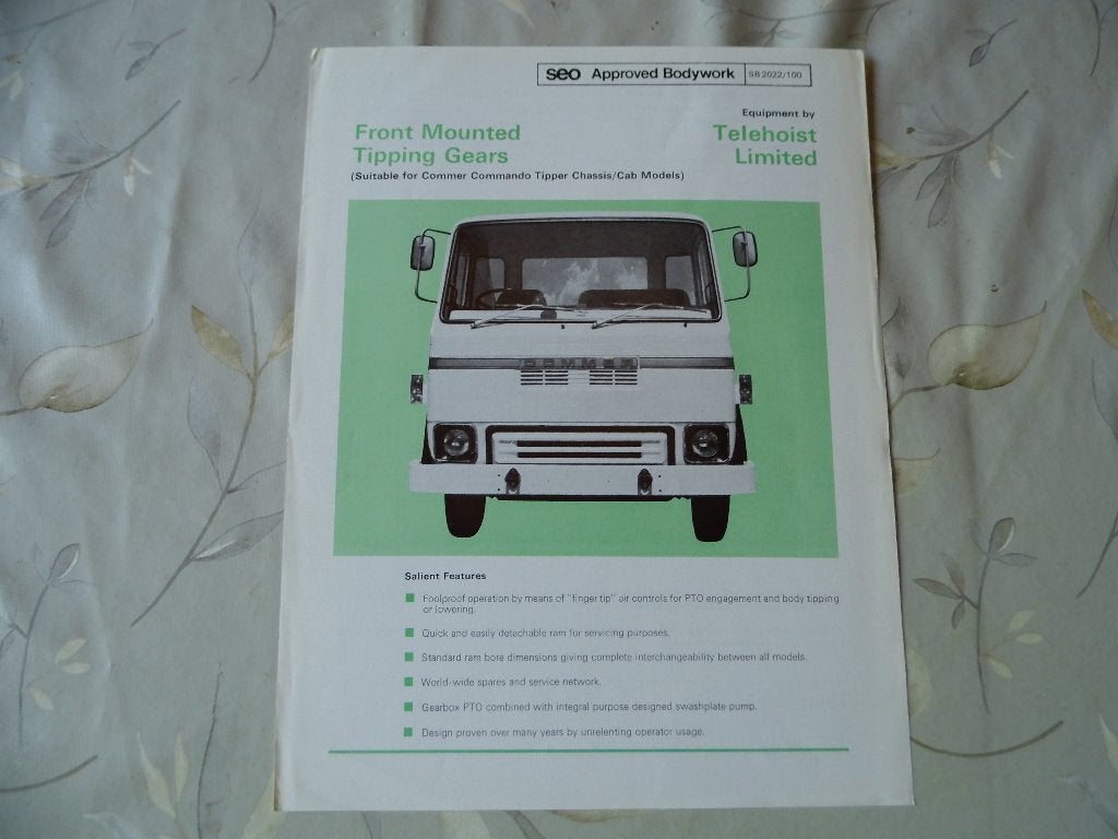 Commer Commando  /  Telehoist Limited, Verzenden, Zo goed als nieuw, Overige merken