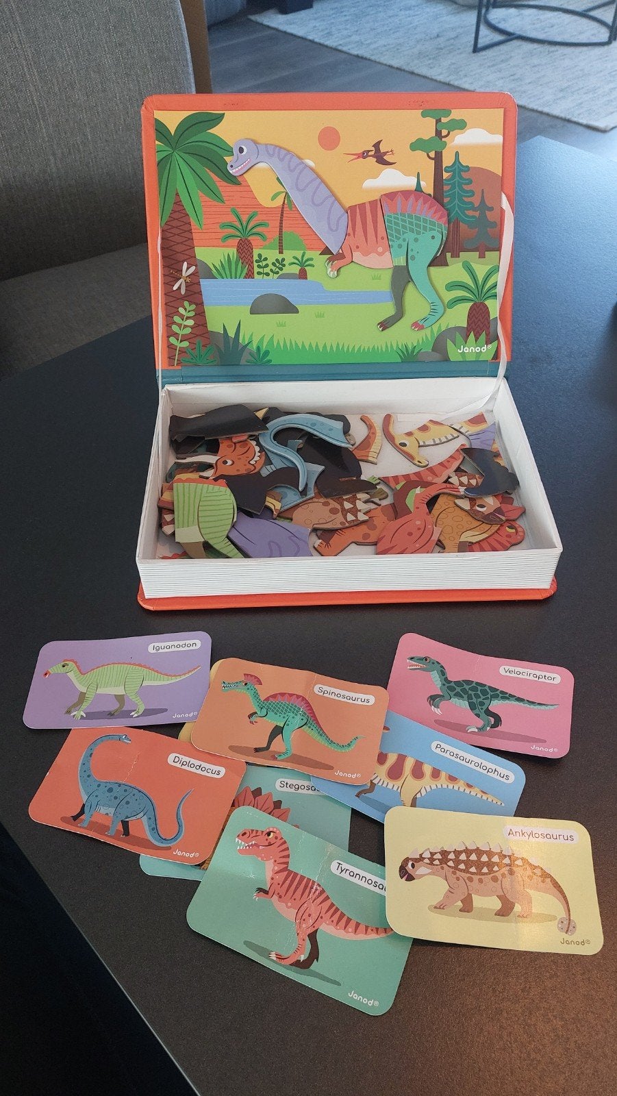 Janod Magneti'book Dinosaurus - Compleet en Heel, Ophalen, Overige typen