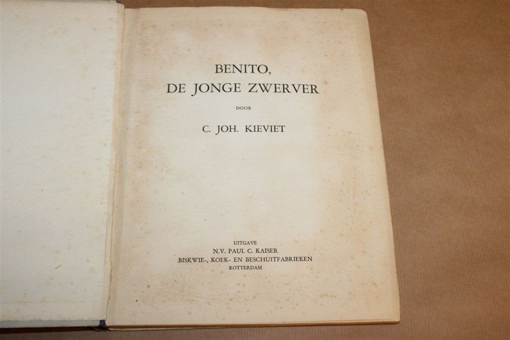 Benito de Jonge Zwerver — Compleet Plaatjesalbum, 1930, Ophalen of Verzenden, Gelezen