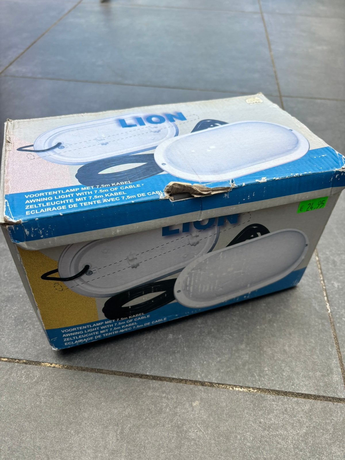 Lamp voortent klik op buis, Ophalen, Gebruikt