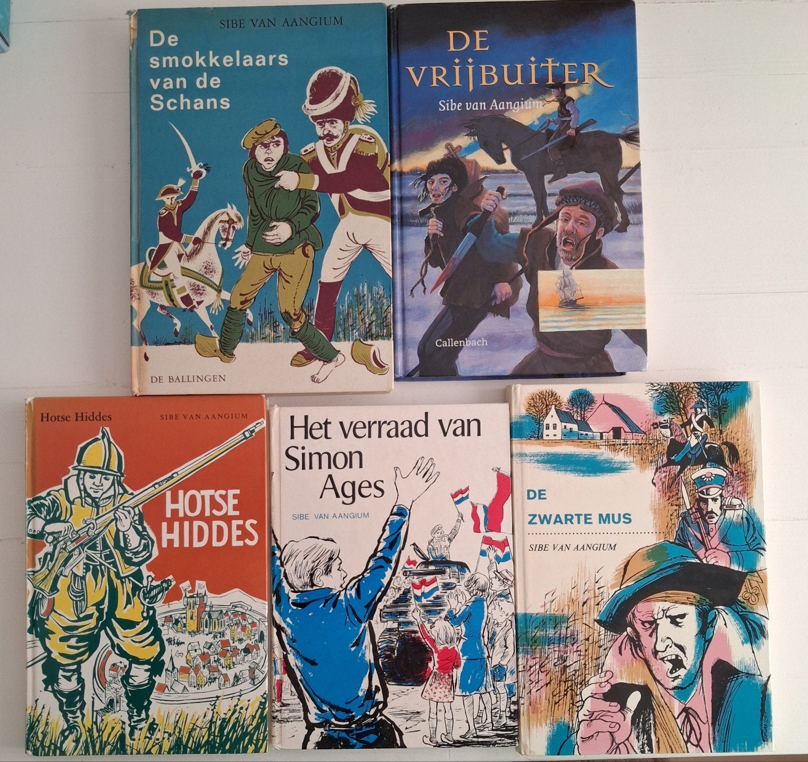 Boekenpakket Sibe van Aangium  - vijf boeken, Ophalen of Verzenden, Sibe van Aangium