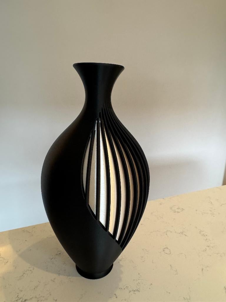 Luxe 3D-Geprinte Vaas Elowen – 20 cm – Gratis Verzending, Kunststof, Overige kleuren, Nieuw, Ophalen of Verzenden
