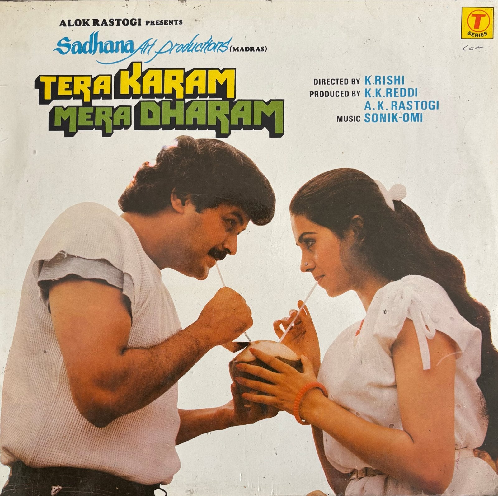 Tera Karam Mera Dharam - Indiase Bollywood LP Vinyl, LP, Gebruikt, Verzenden, Originele persing