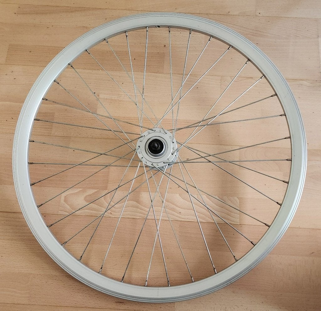Nieuw Shimano Nexus alu voorwiel met sterke naafdynamo, Fietsen en Brommers, Fietsonderdelen, Wiel, Ophalen of Verzenden, Aluminium