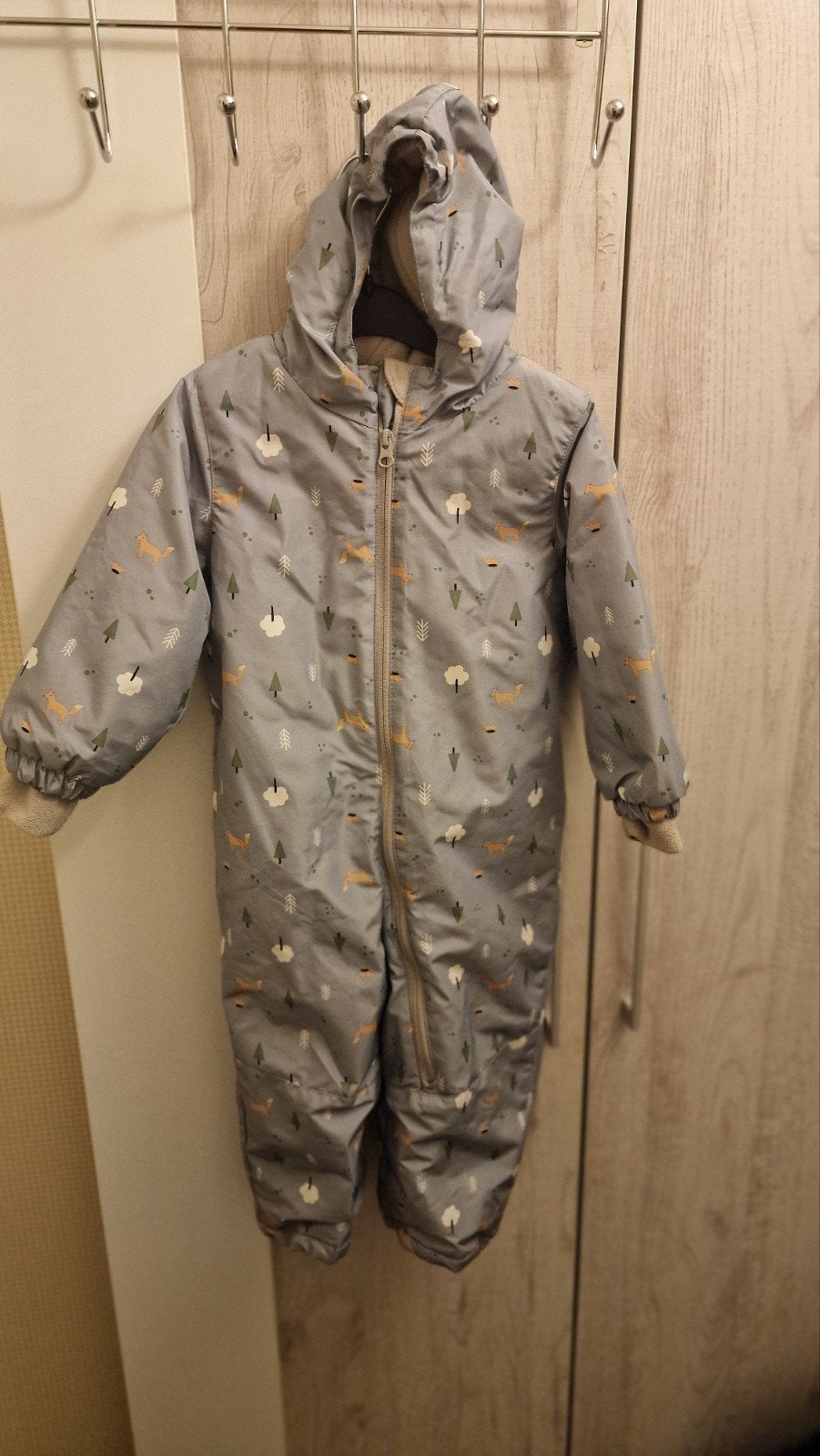 Warme winteroverall voor kinderen - Maat 98 (2-3 jaar), Kinderen en Baby's, Ophalen of Verzenden, Zo goed als nieuw, Jongen of Meisje