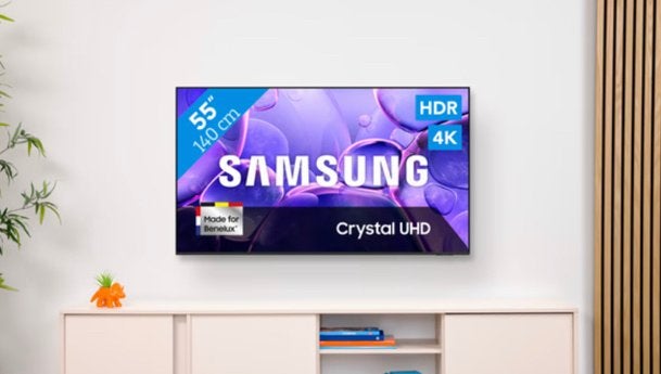 Samsung 55 inch Crystal UHD Smart TV (2025), Audio, Tv en Foto, Televisies, Ophalen, LED, 50 Hz, Zo goed als nieuw