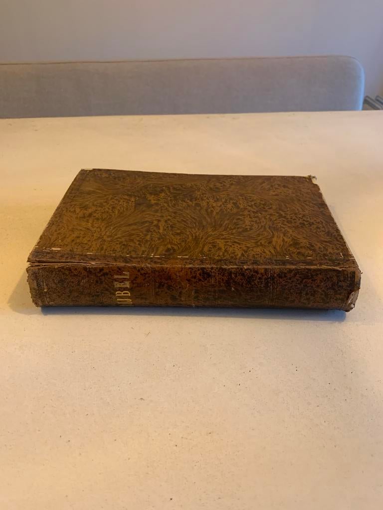 Oud Bijbelboek 1899 - Huwelijkscadeau, Antiek en Kunst, Ophalen of Verzenden