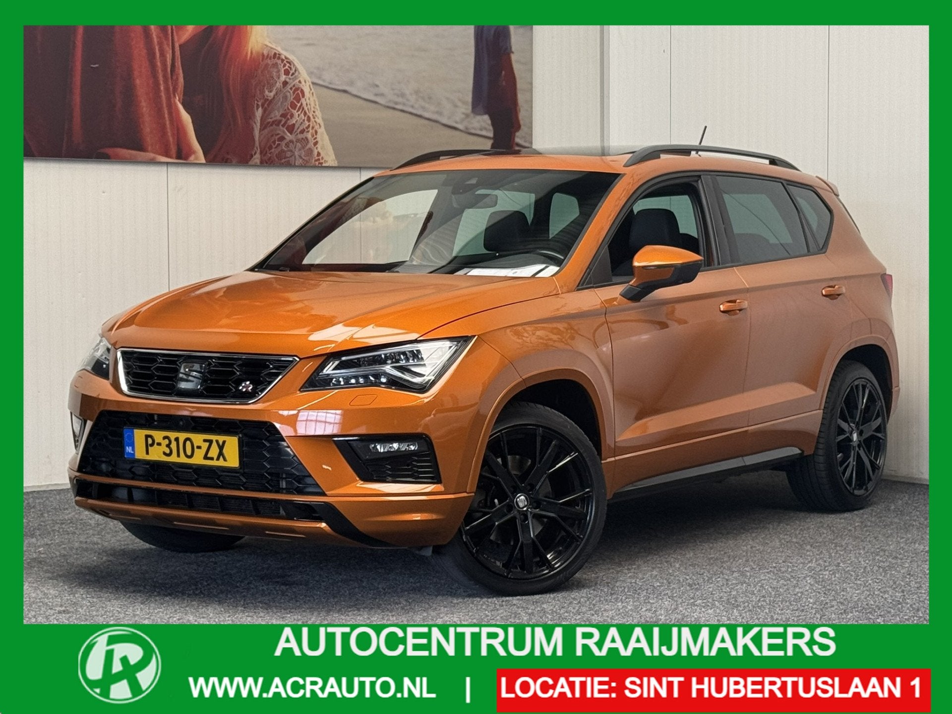 SEAT Ateca 2.0 ECO TSI FR 4DRIVE BUSINESS INTENSE AUTOMAAT N, Auto's, Seat, Automaat, Dealer onderhouden, Gebruikt, Ateca