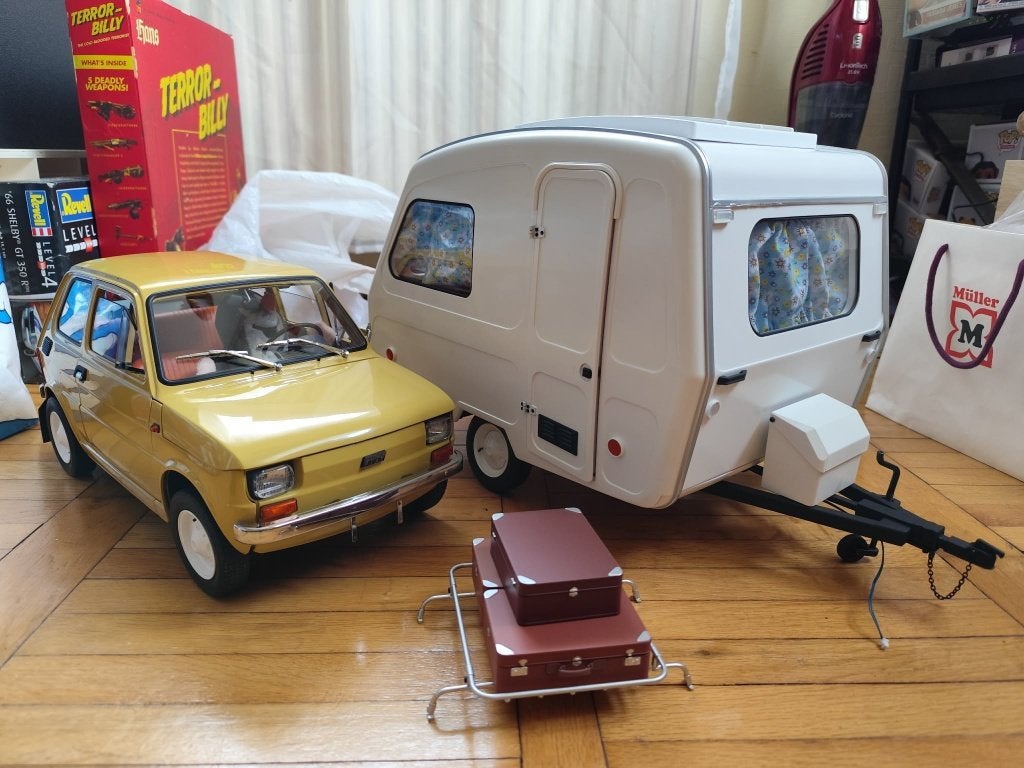 Poolse Fiat 126p Maluch Bambino Deagostini 1:8, Verzenden, Nieuw, 1:5 t/m 1:8, Auto