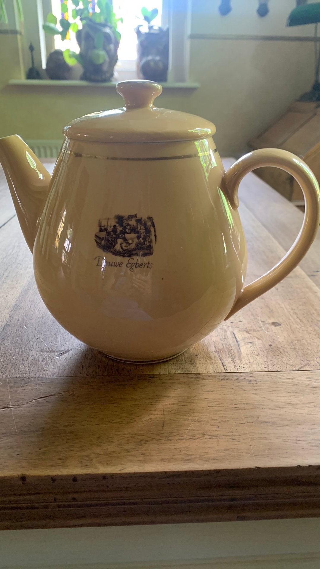 Douwe Egberts vintage theepot, Ophalen of Verzenden